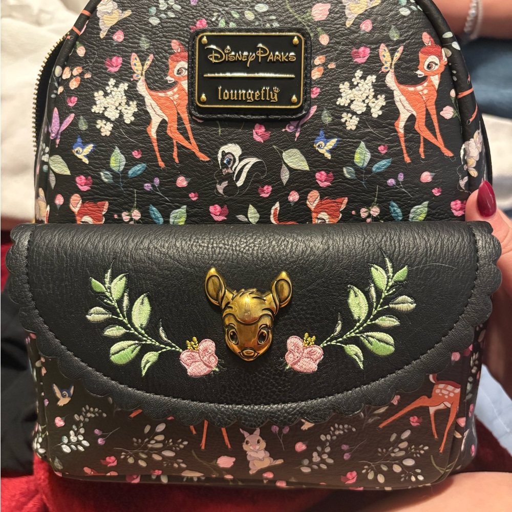 Loungefly Bambi Floral Mini Backpack